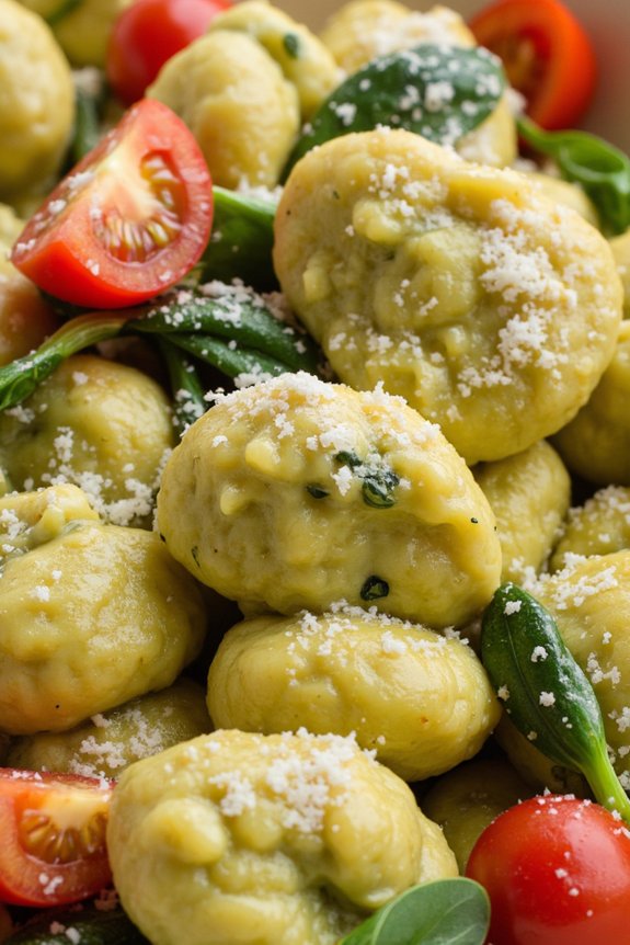 creamy pesto gnocchi delight