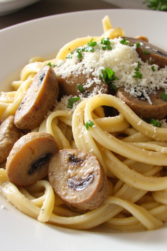 creamy pork pasta delight