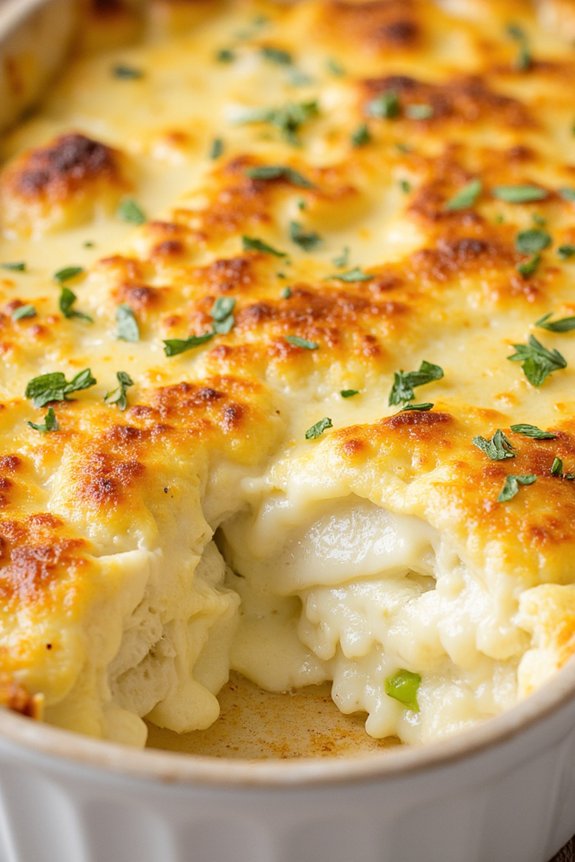 creamy potato leek gratin