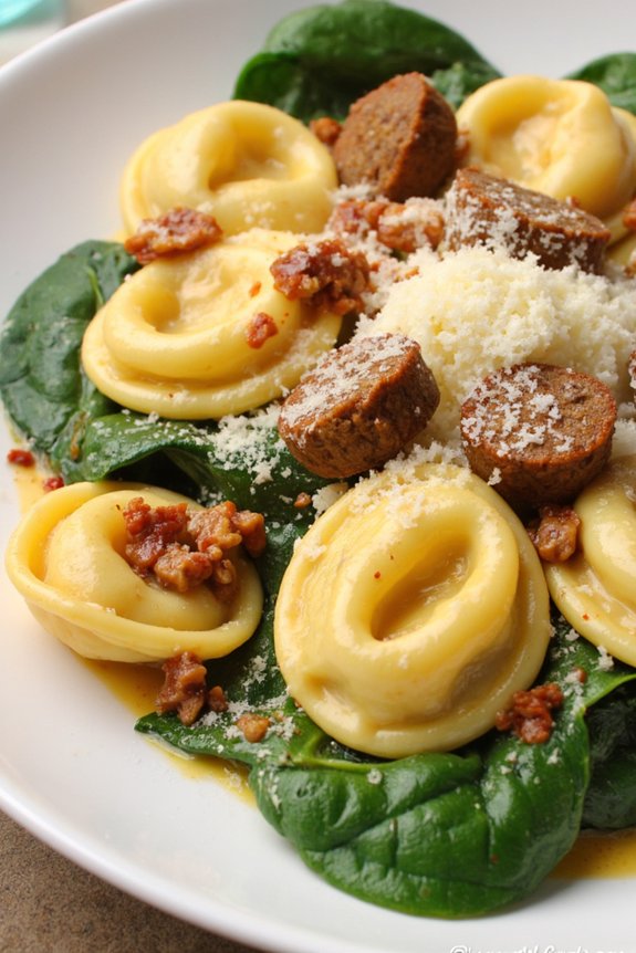 creamy sausage tortellini recipe