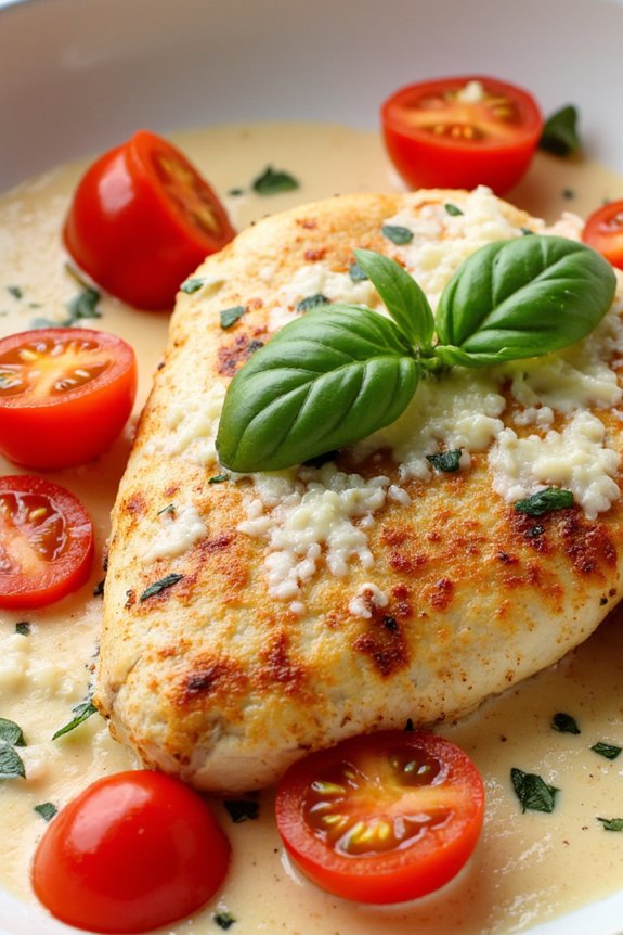 creamy tomato basil chicken