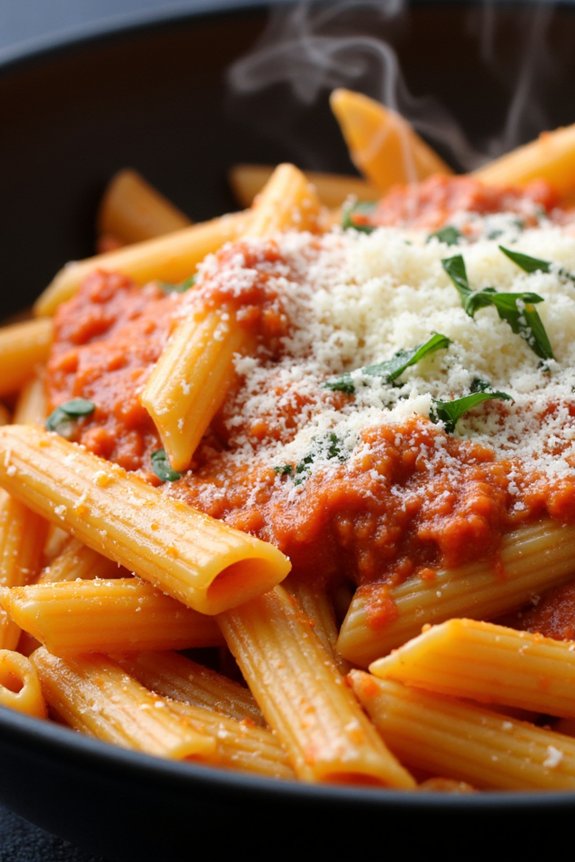 creamy tomato basil pasta