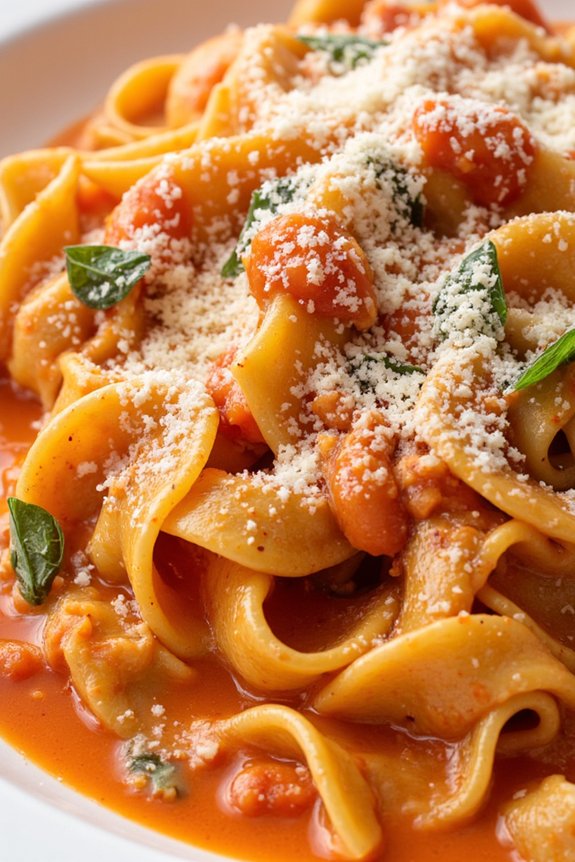 creamy tomato basil pasta