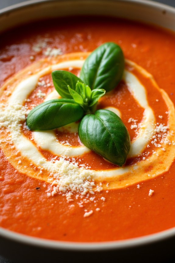creamy tomato basil soup