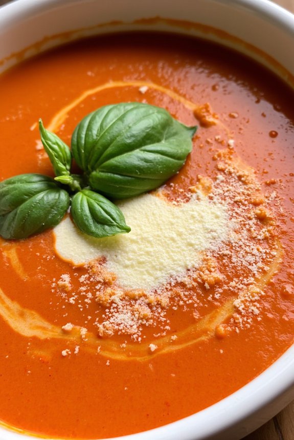 creamy tomato basil soup