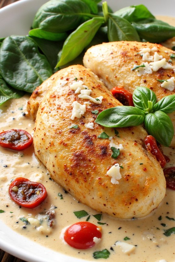 creamy tuscan chicken recipe