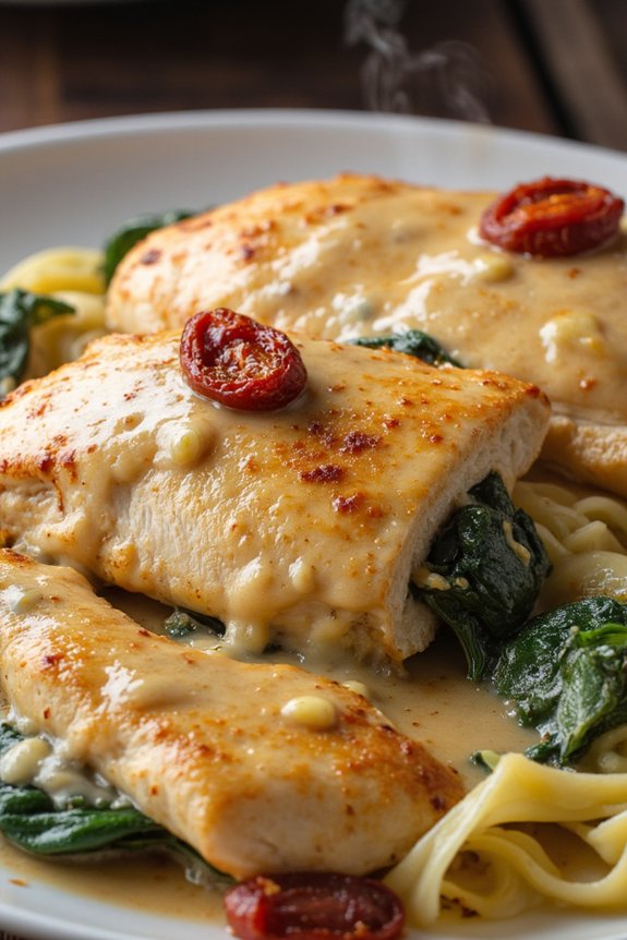 creamy tuscan garlic chicken
