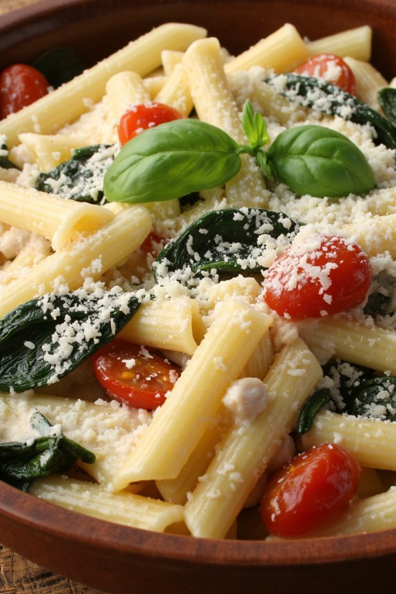 creamy tuscan pasta delight