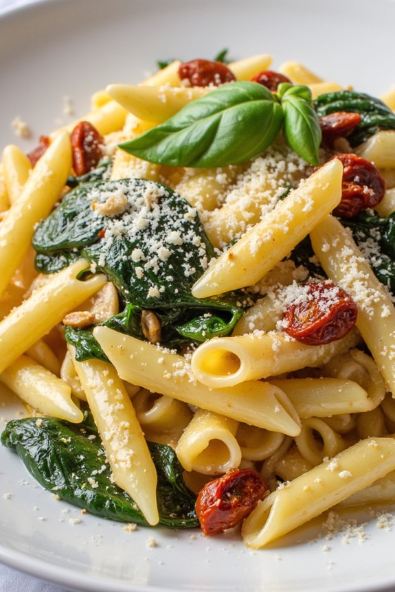 creamy tuscan pasta delight