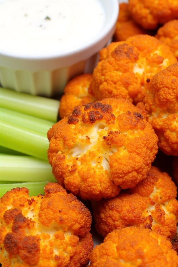 crispy air fryer cauliflower bites