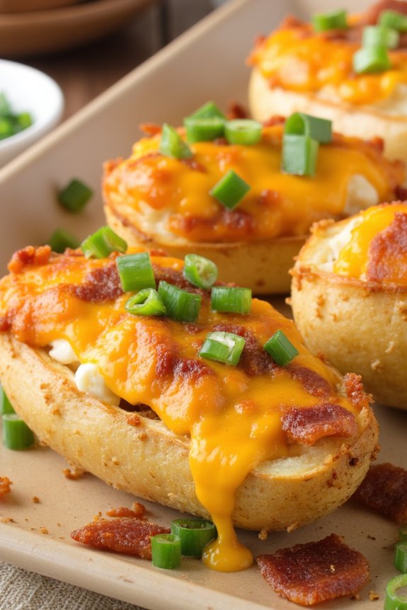 crispy cheesy potato appetizer