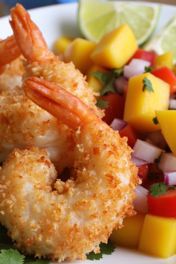 crispy coconut shrimp delight