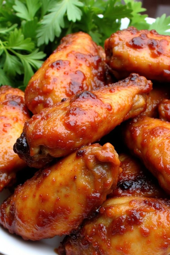 crispy flavorful bbq wings