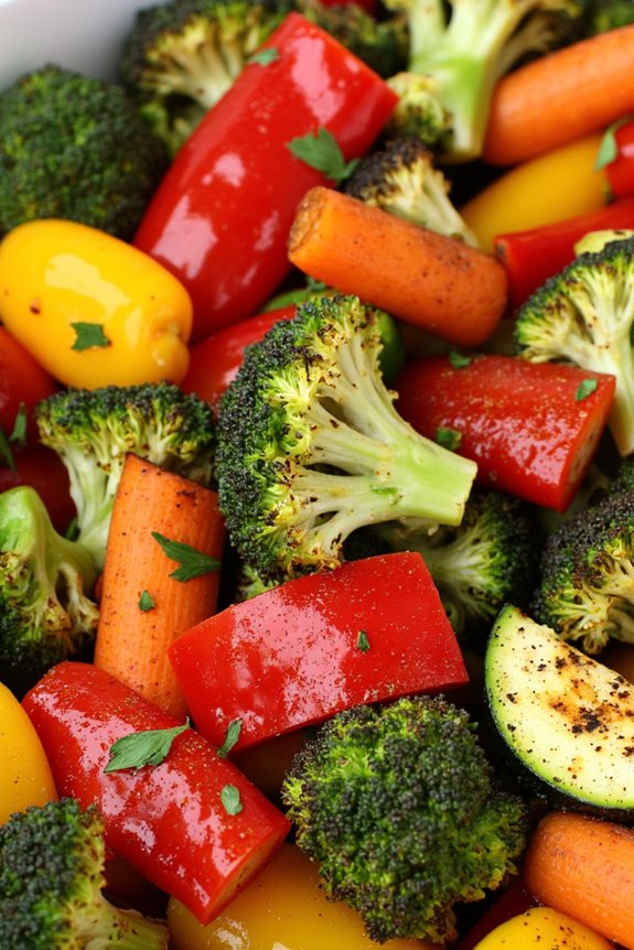 crispy healthy air fryer vegetables