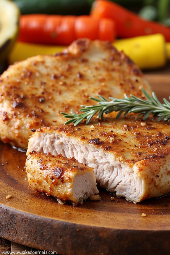 crispy juicy air fryer pork