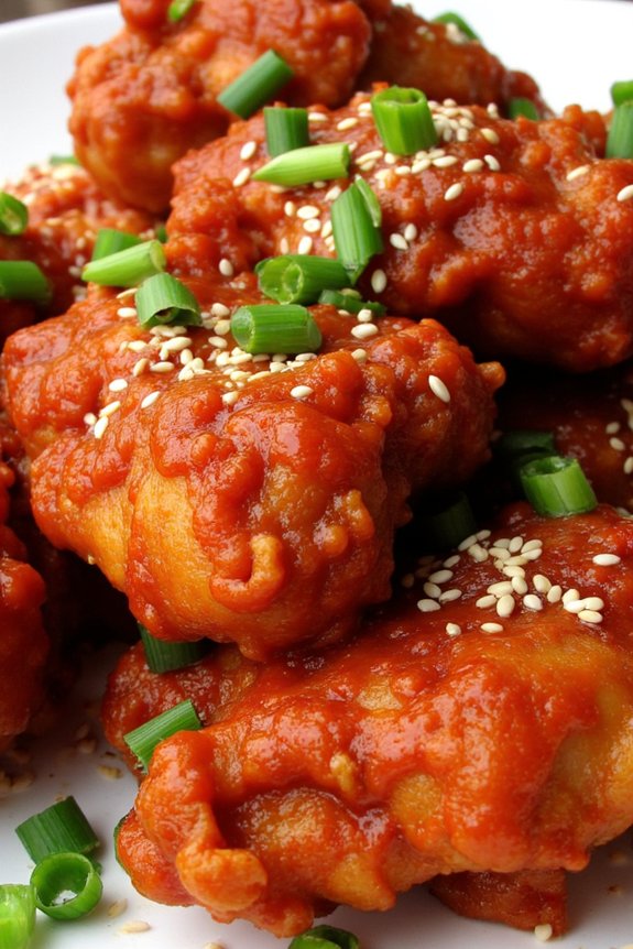 crispy korean fried chicken