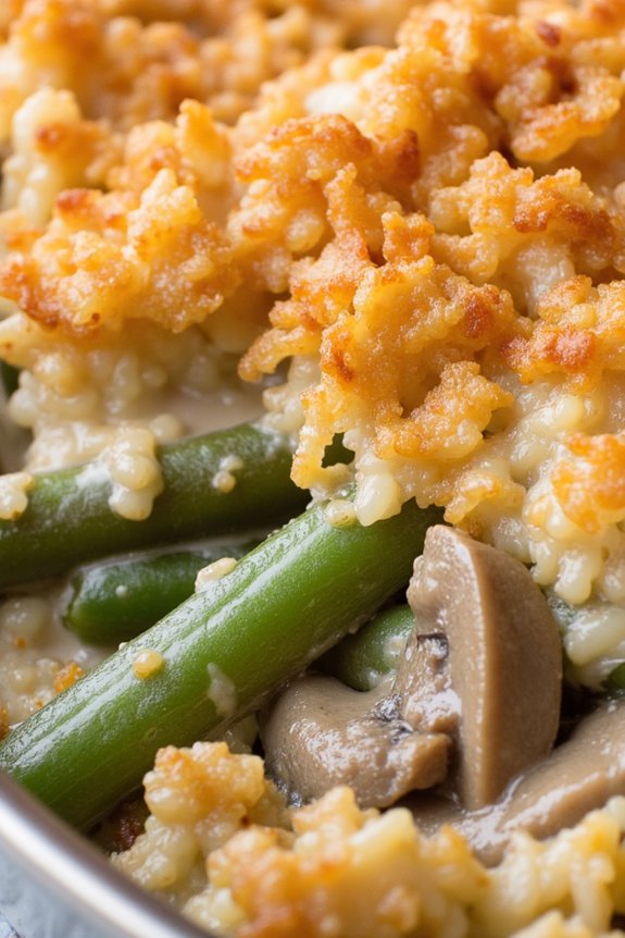 crispy onion green bean casserole