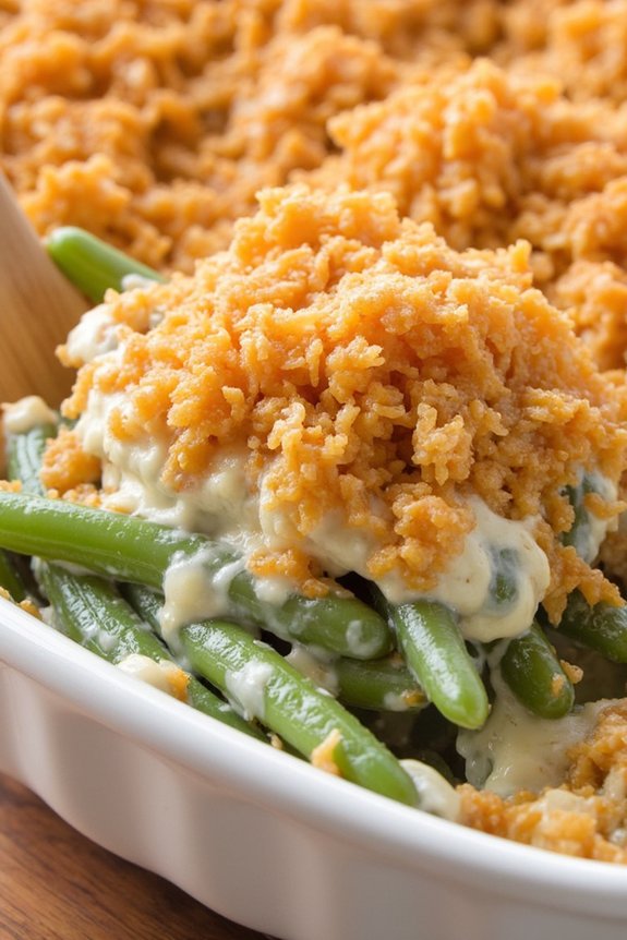 crispy onion green bean casserole