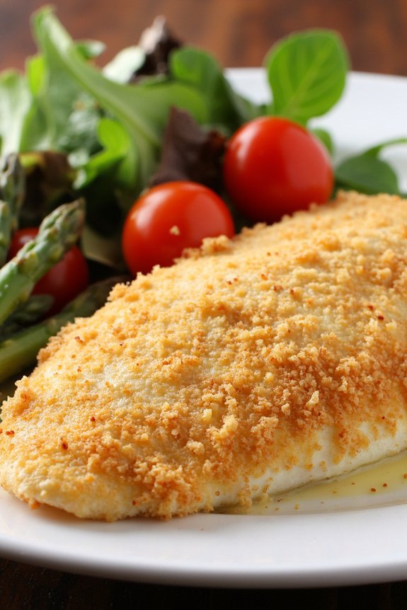 crispy parmesan crusted tilapia recipe