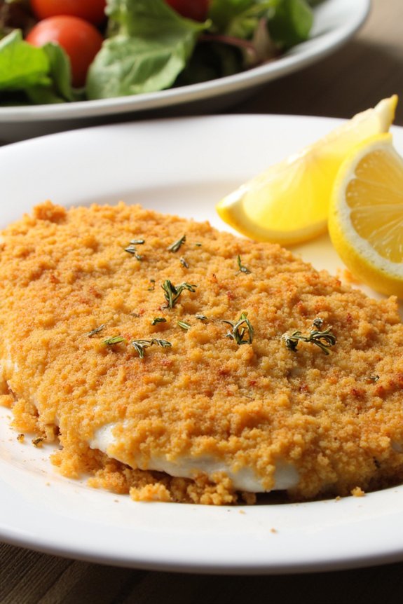 crispy parmesan tilapia delight