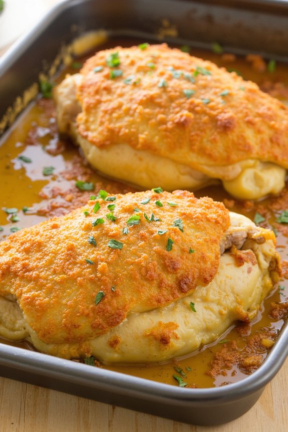 crispy potato crusted chicken bake