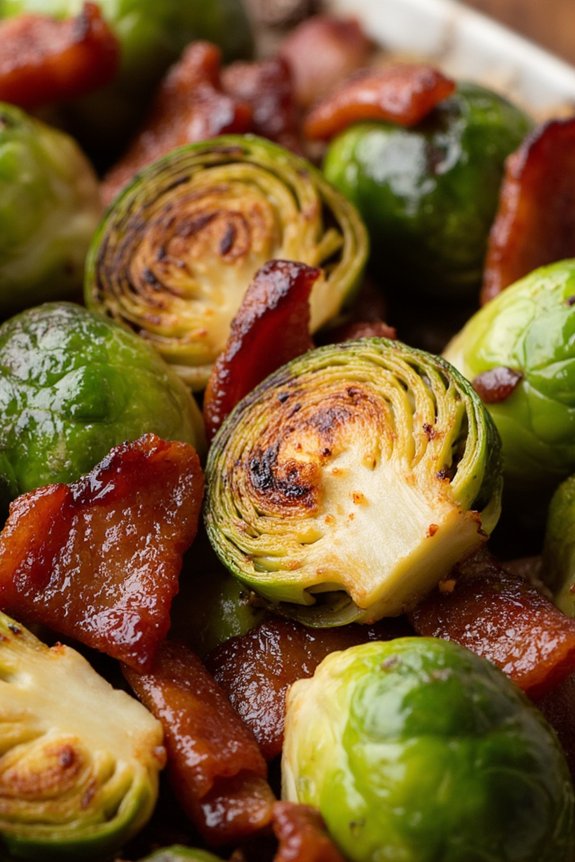 crispy roasted brussels sprouts