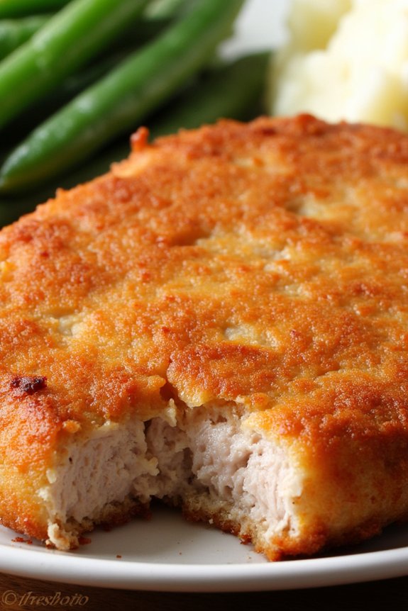 crispy seasoned pork chops
