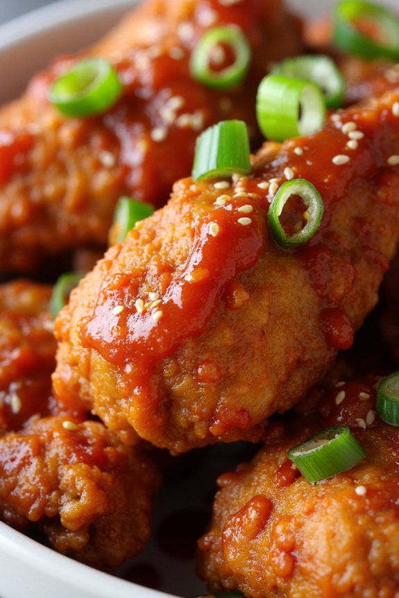 crispy spicy flavorful chicken
