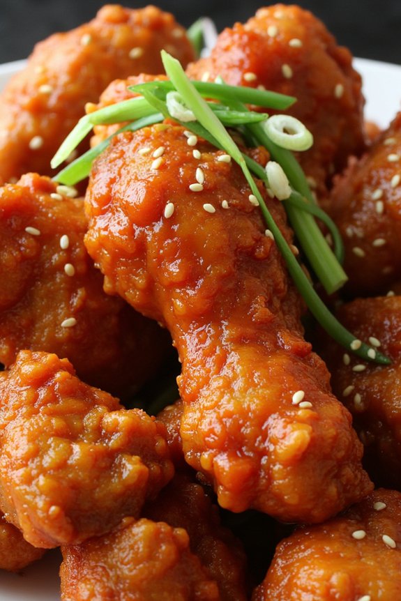 crispy spicy flavorful chicken