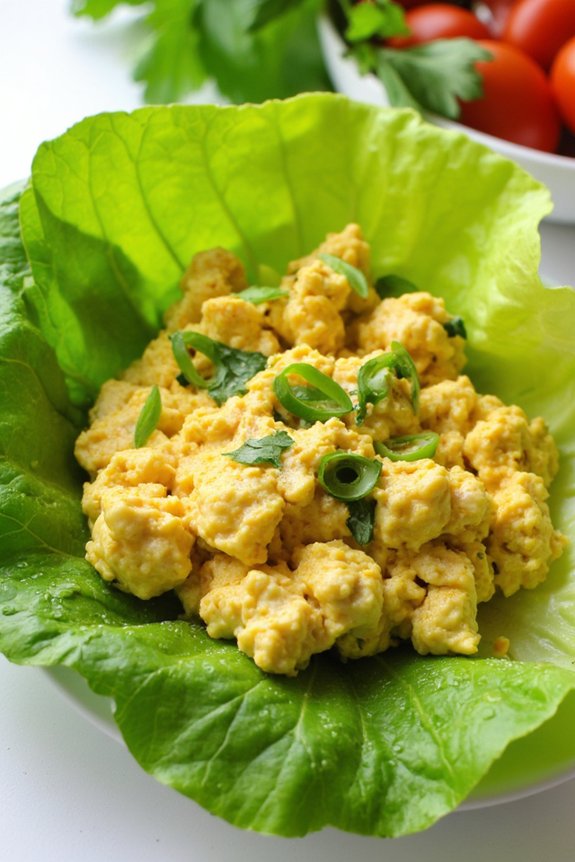 curried egg salad wraps