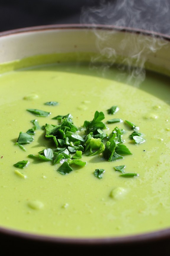 dairy free creamy broccoli soup