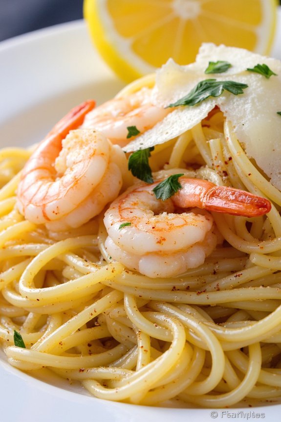 delicious affordable shrimp pasta
