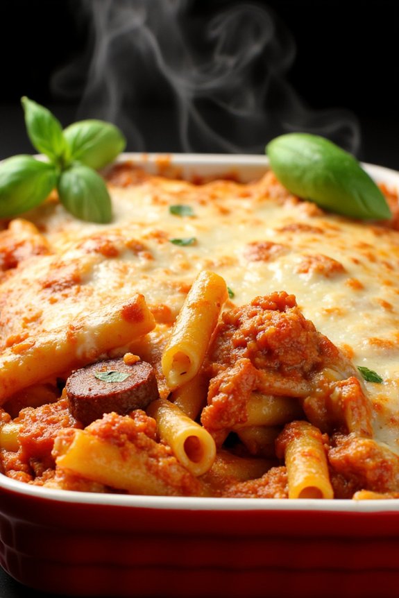 delicious baked pasta casserole