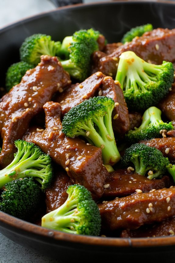 delicious beef broccoli stir fry