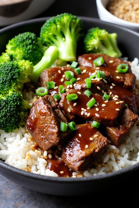 delicious beef teriyaki bowl