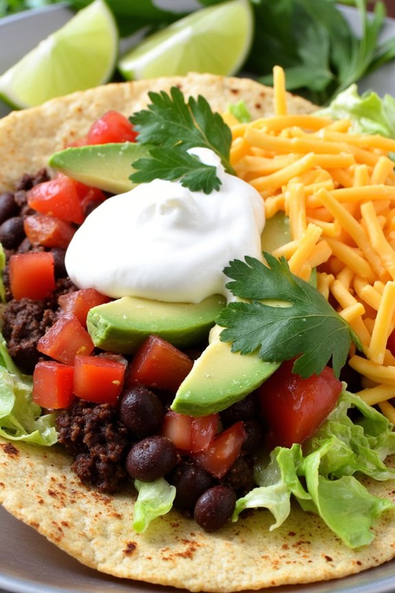 delicious black bean tacos