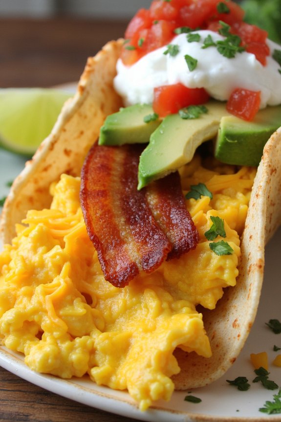 delicious breakfast tacos recipe