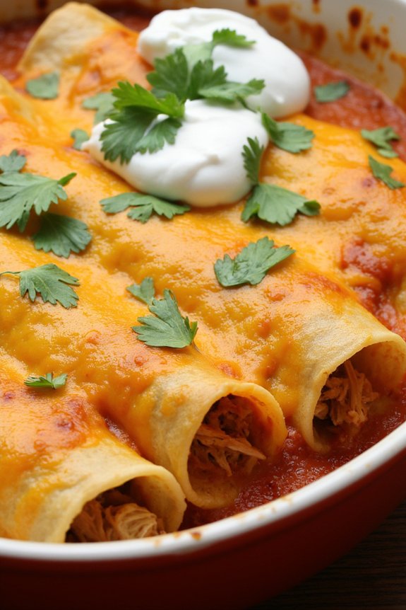 delicious chicken enchiladas recipe