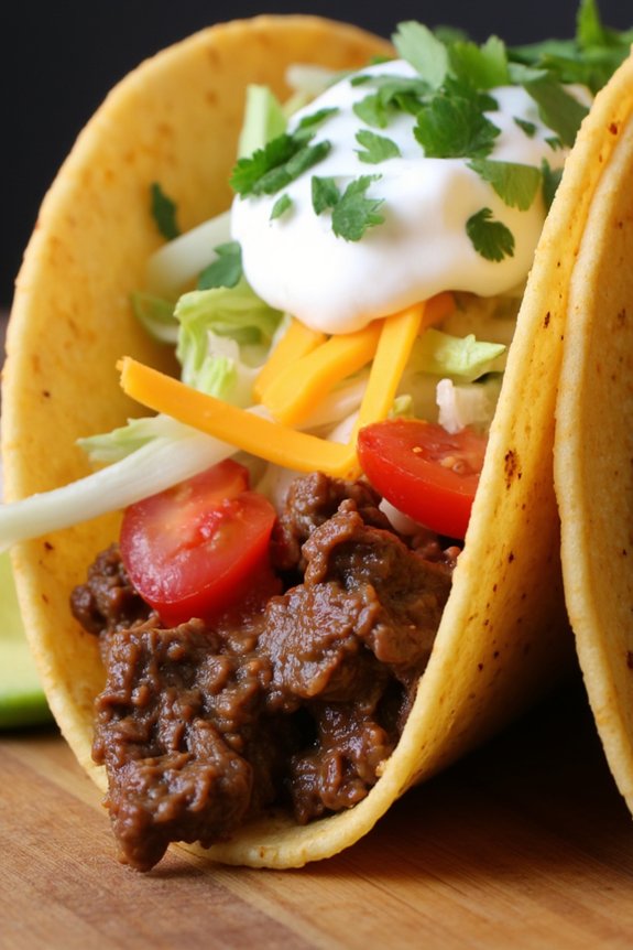 delicious classic beef tacos