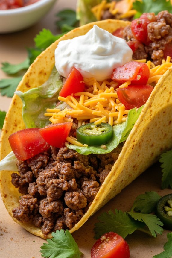 delicious customizable beef tacos
