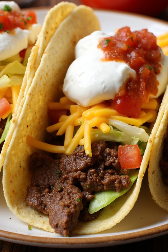 delicious customizable beef tacos