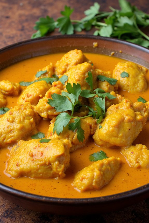 delicious dairy free chicken curry