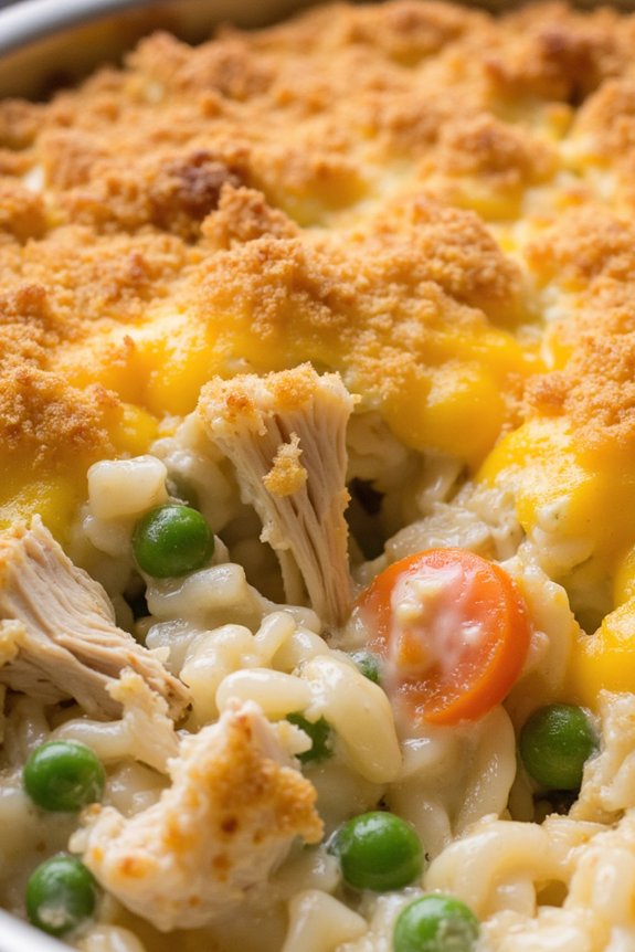 delicious leftover chicken casserole