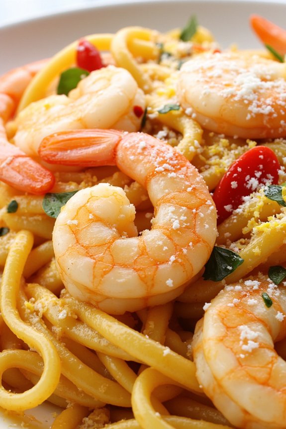 delicious lemon garlic shrimp