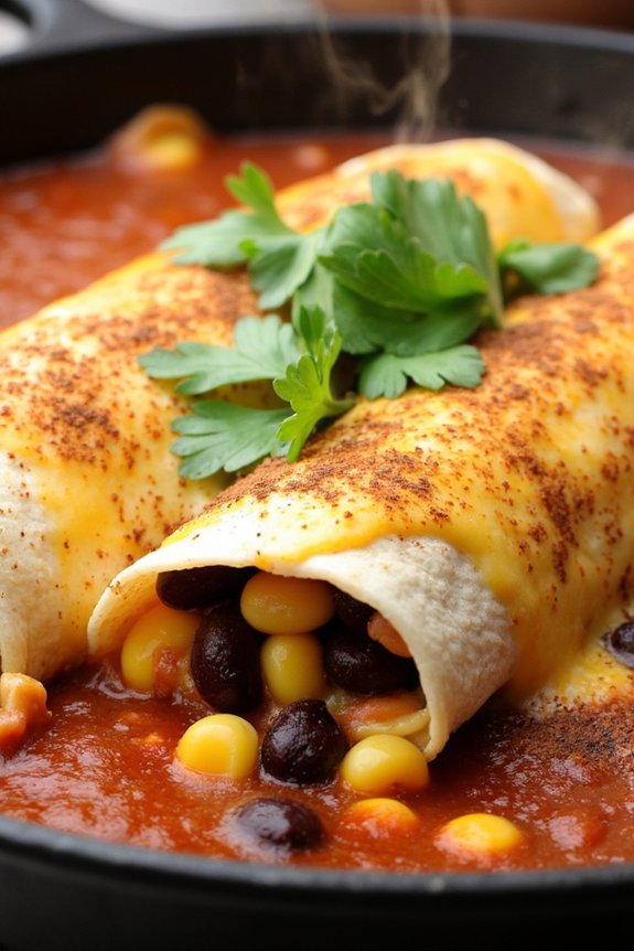 delicious meatless enchiladas recipe