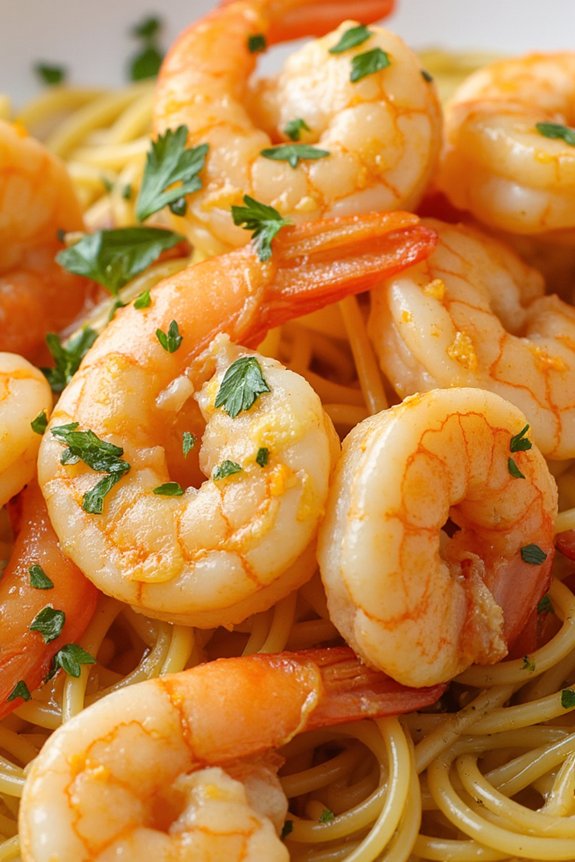 delicious shrimp pasta dish