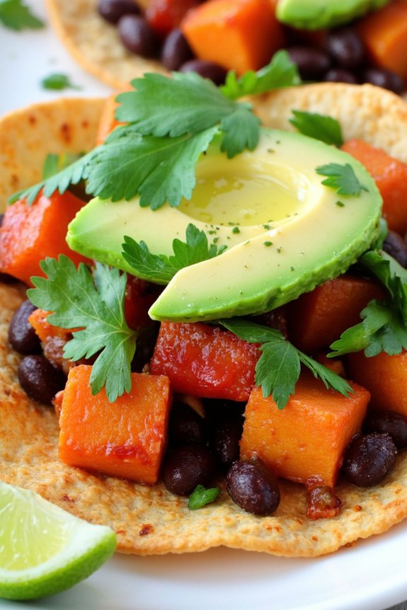 delicious sweet potato tacos