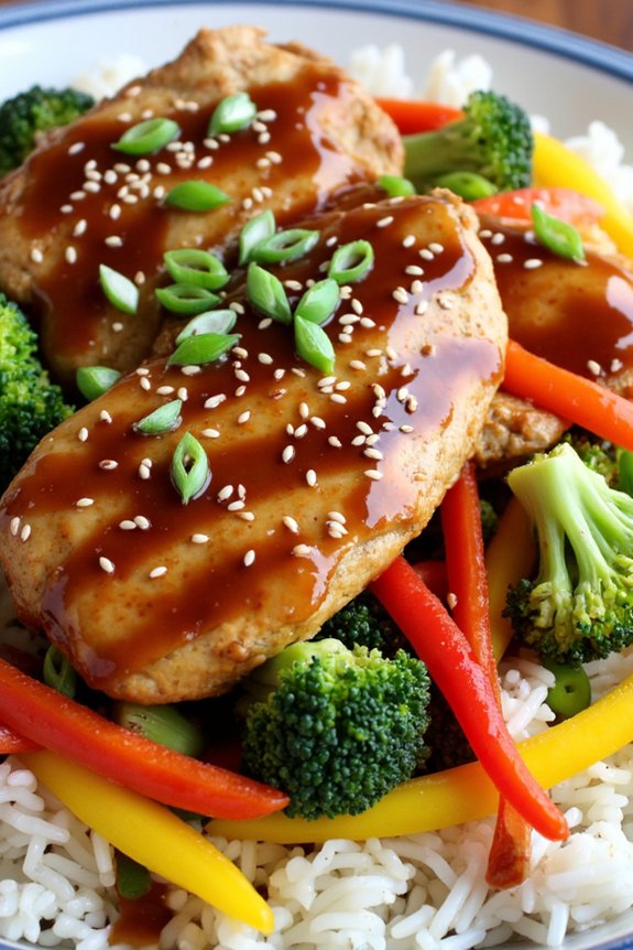 delicious teriyaki chicken stir fry