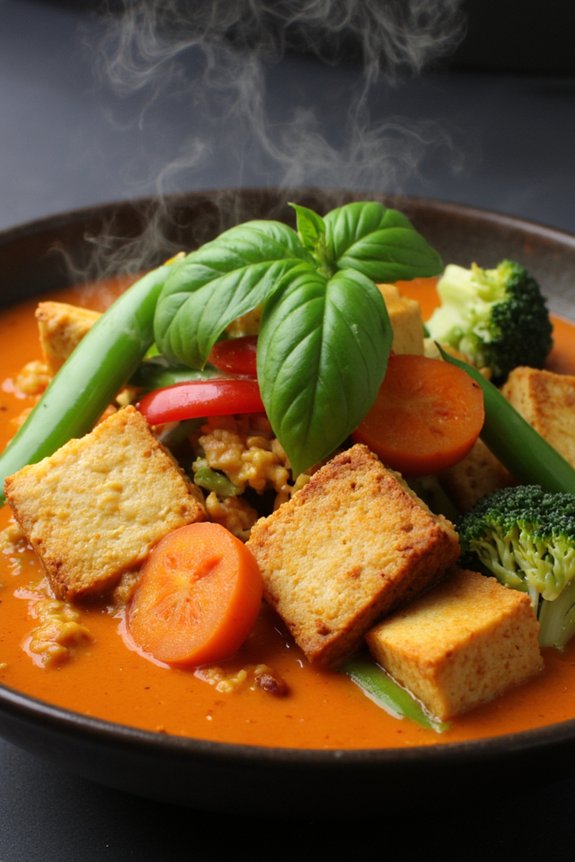 delicious thai red curry
