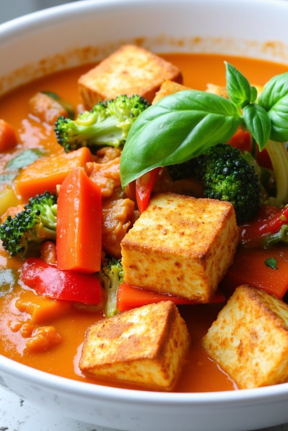 delicious thai red curry